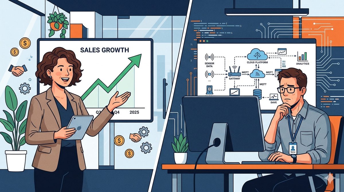 Menyelaraskan tim sales dan engineering di startup IoT Indonesia