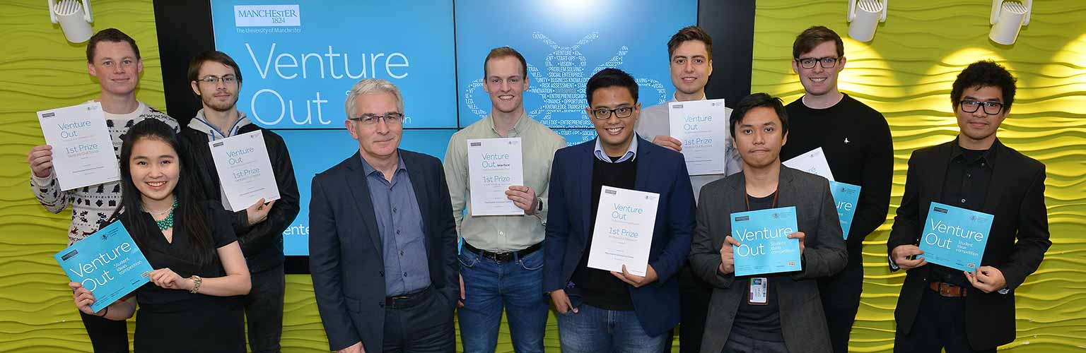 Venture Out 2017 ideas competition winners revealed at Alliance Manchester Business School